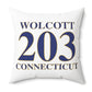 Wolcott 203 Connecticut Polyester Square Pillow