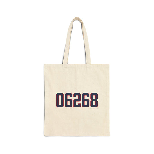 06268 Storrs Connecticut Zip Code Cotton Canvas Tote Bag