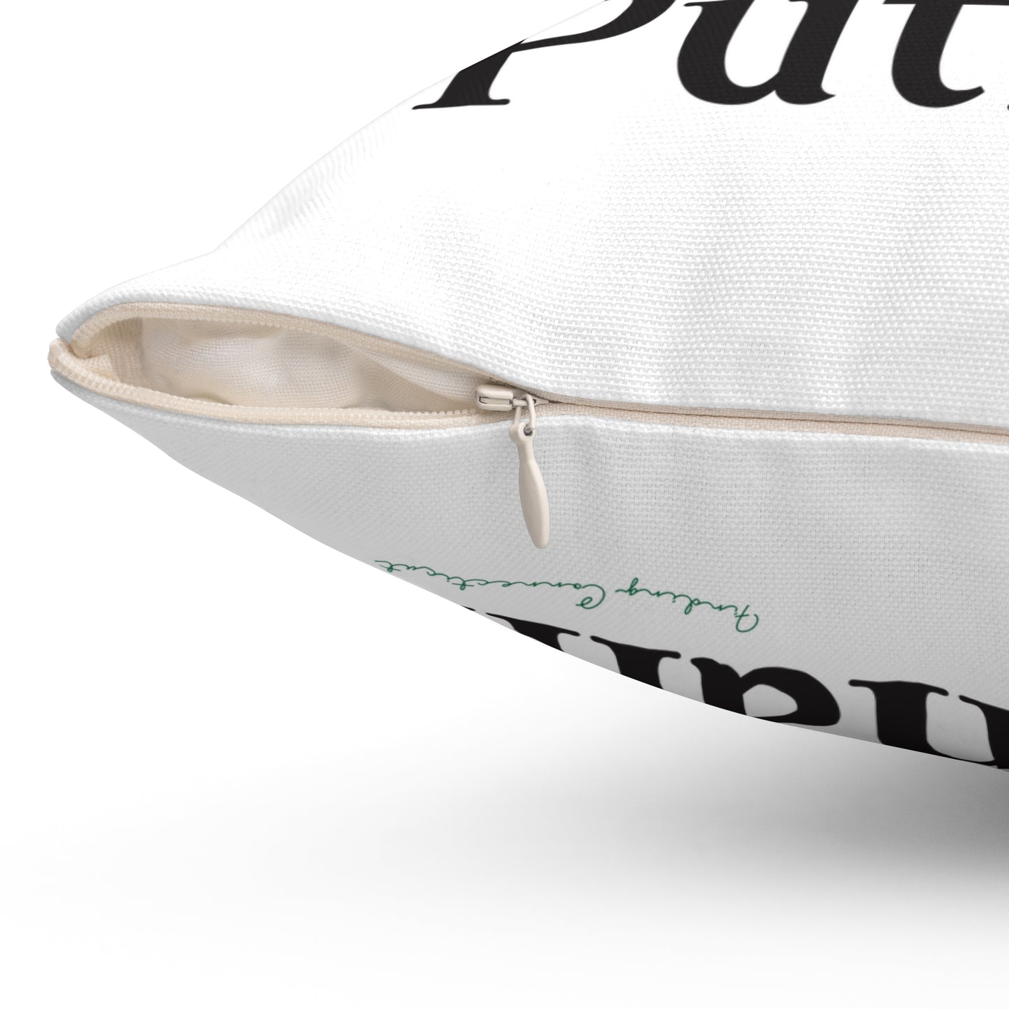 I Clover Putnam Spun Polyester Square Pillow