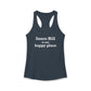 Sasco Hill is My Happy Place Women's Ideal Racerback Tank Top
