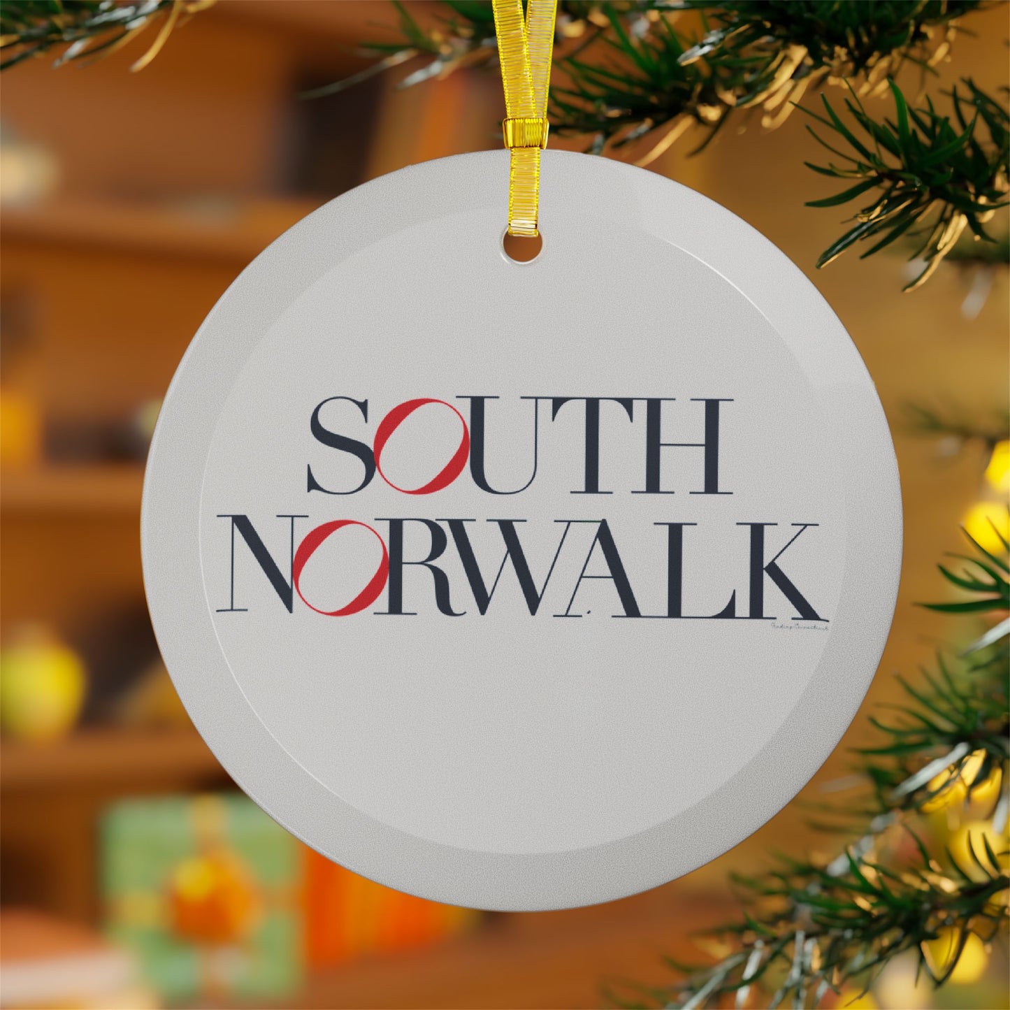 41 Tilt South Norwalk Glass Ornaments