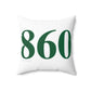 860 Spun Polyester Square Pillow Lucky Green – St. Patrick’s Day