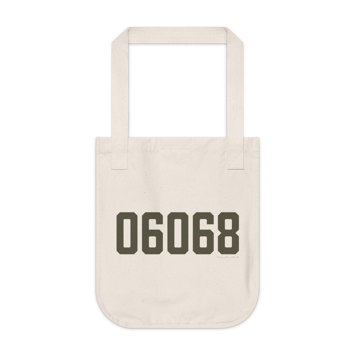 06068 Salisbury Connecticut Zip Code Organic Canvas Tote Bag