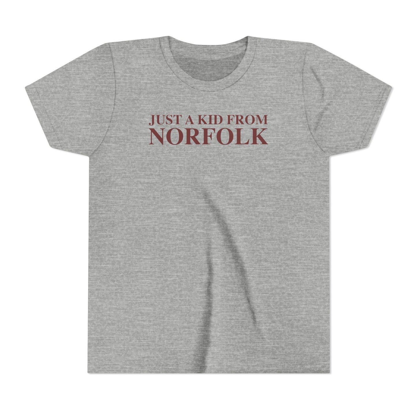 Just a kid from Norfolk Youth Short Sleeve T-Shirt