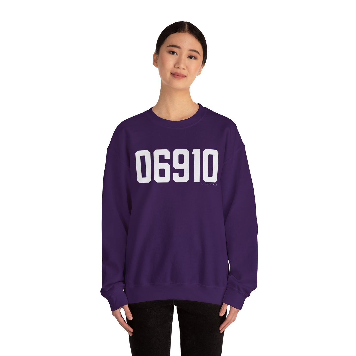 06910 Stamford CT Zip Code Unisex Heavy Blend™ Crewneck Sweatshirt