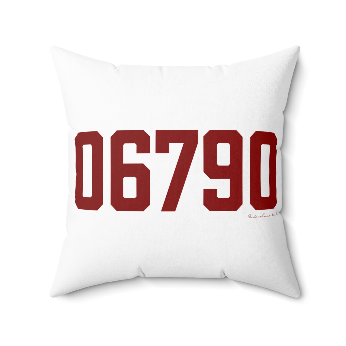 06790 Torrington Connecticut Zip Code Polyester Square Pillow