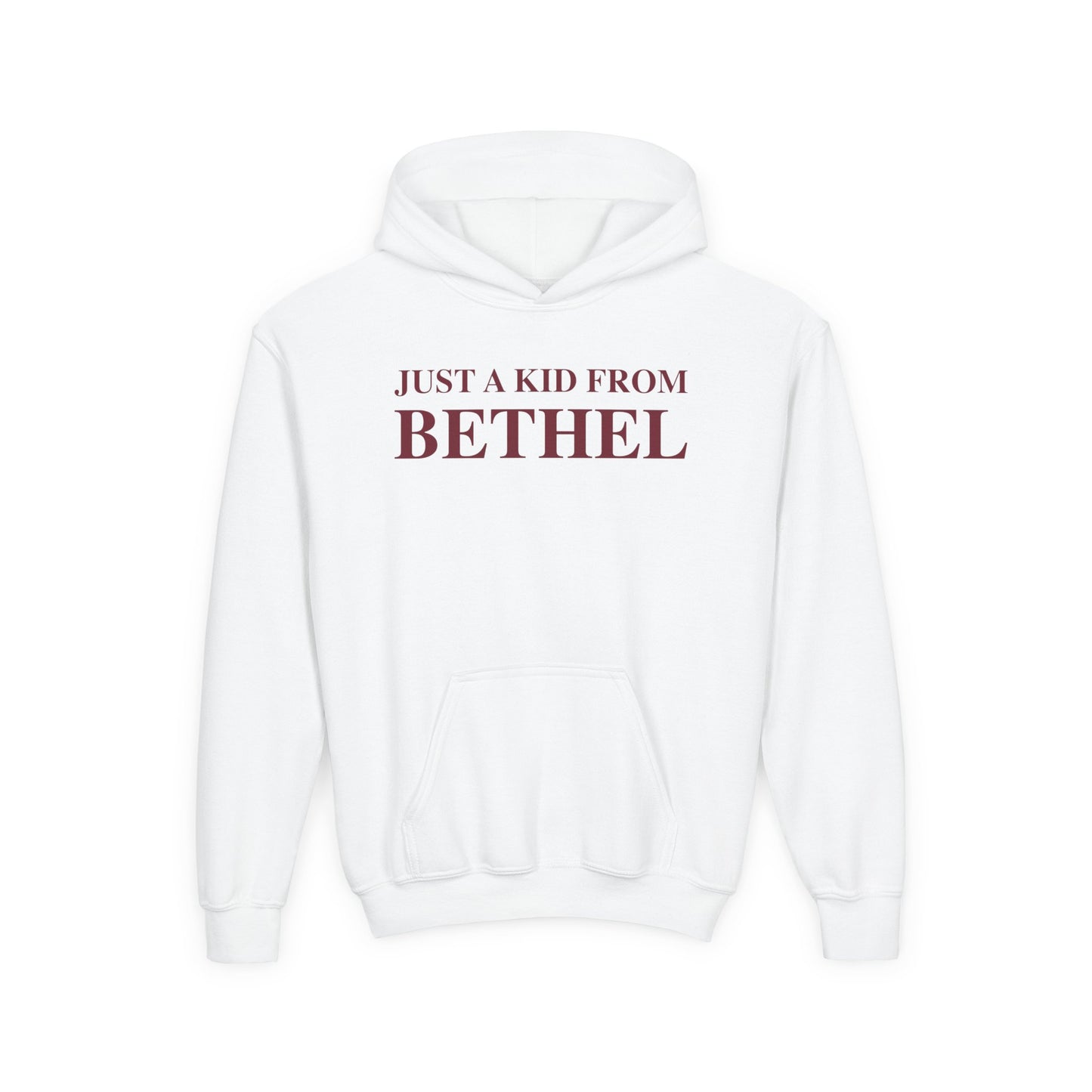 Just a kid from Bethel Youth Heavy Blend Hooded Sweatshirt