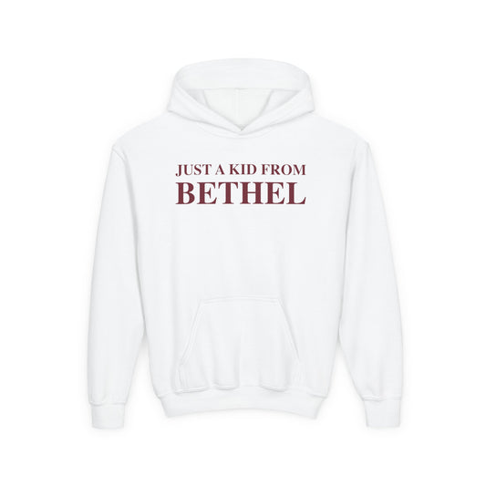 Just a kid from Bethel Youth Heavy Blend Hooded Sweatshirt