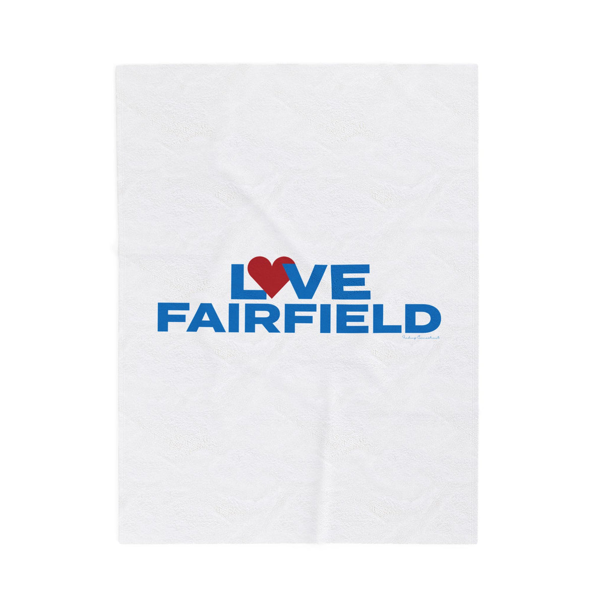 Love Fairfield  Velveteen Plush Blanket