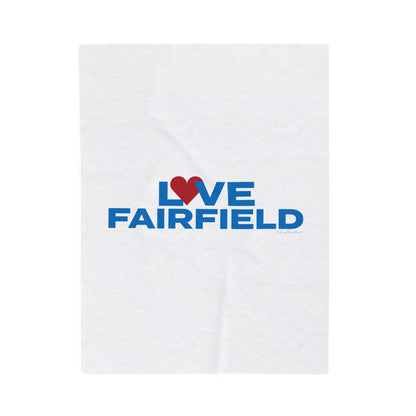 Love Fairfield  Velveteen Plush Blanket