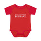 Just a kid from Bethany Infant Baby Rib Bodysuit