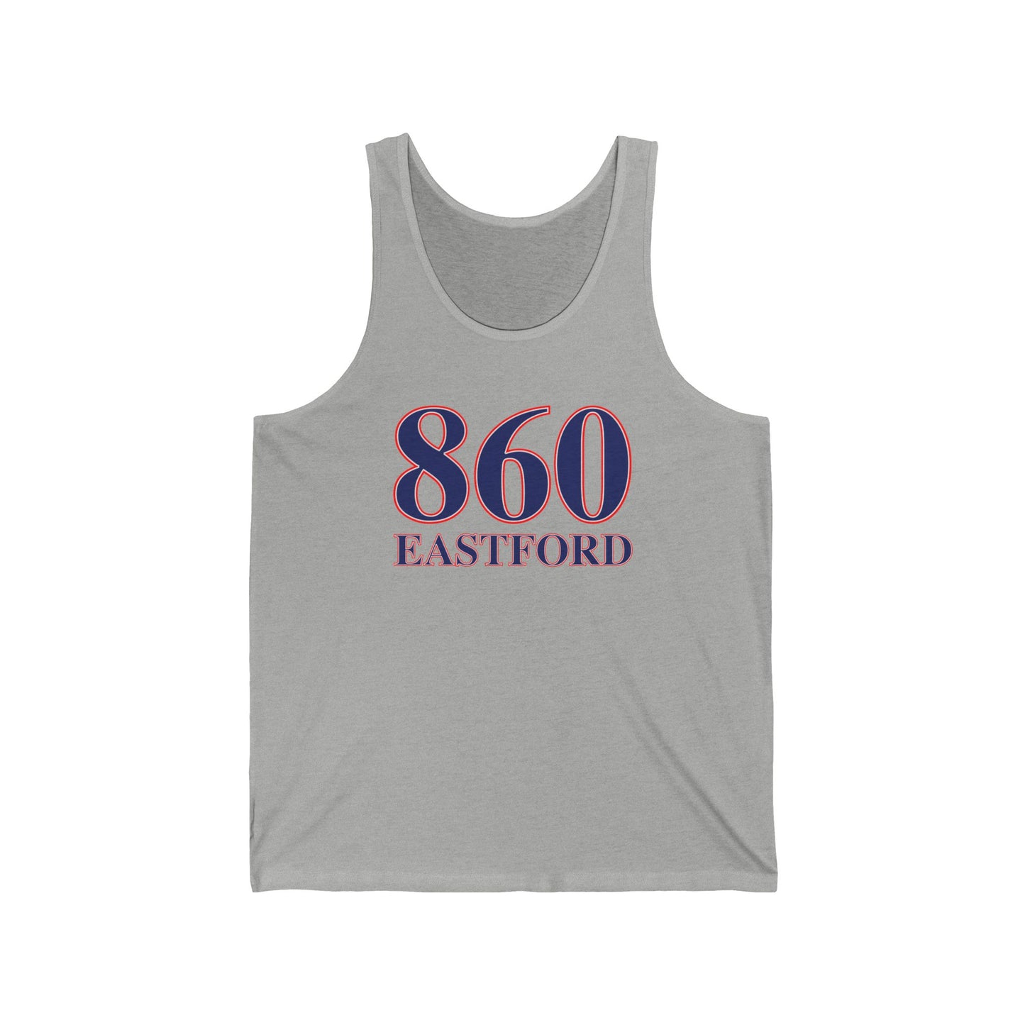 860 Eastford Red White & Blue Unisex Jersey Tank Top