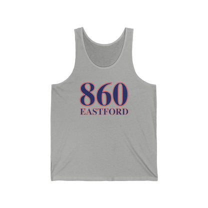 860 Eastford Red White & Blue Unisex Jersey Tank Top