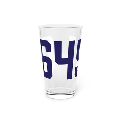 06451 Meriden Connecticut Zip Code Pint Glass, 16oz