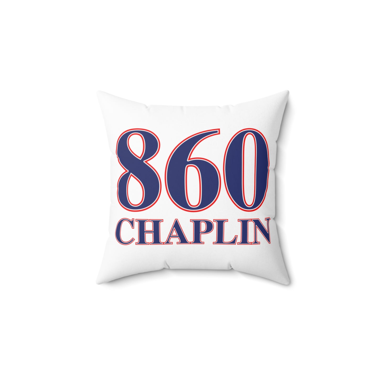 860 Chaplin Red, White & Blue Spun Polyester Square Pillow