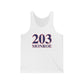 203 Monroe Red White & Blue Unisex Jersey Tank Top