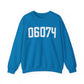 06074 - South Windsor CT Zip Code  Unisex Heavy Blend™ Crewneck Sweatshirt