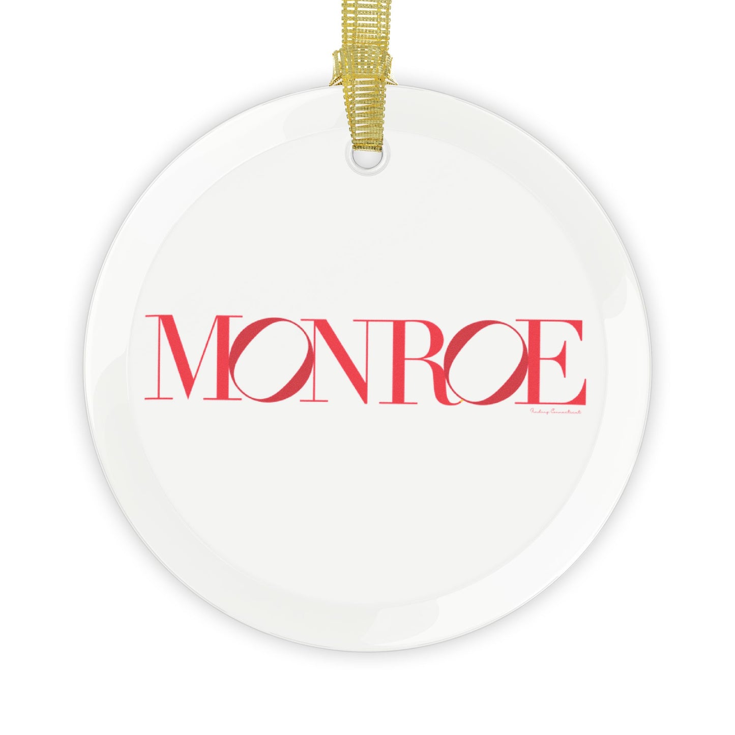 41 Tilt Monroe Glass Ornaments