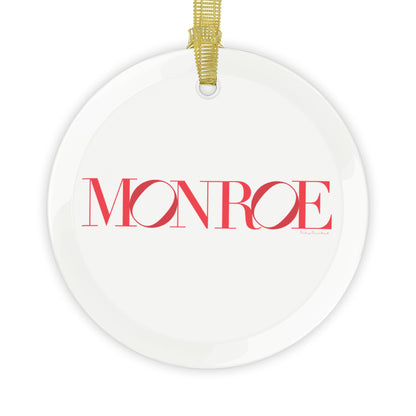 41 Tilt Monroe Glass Ornaments