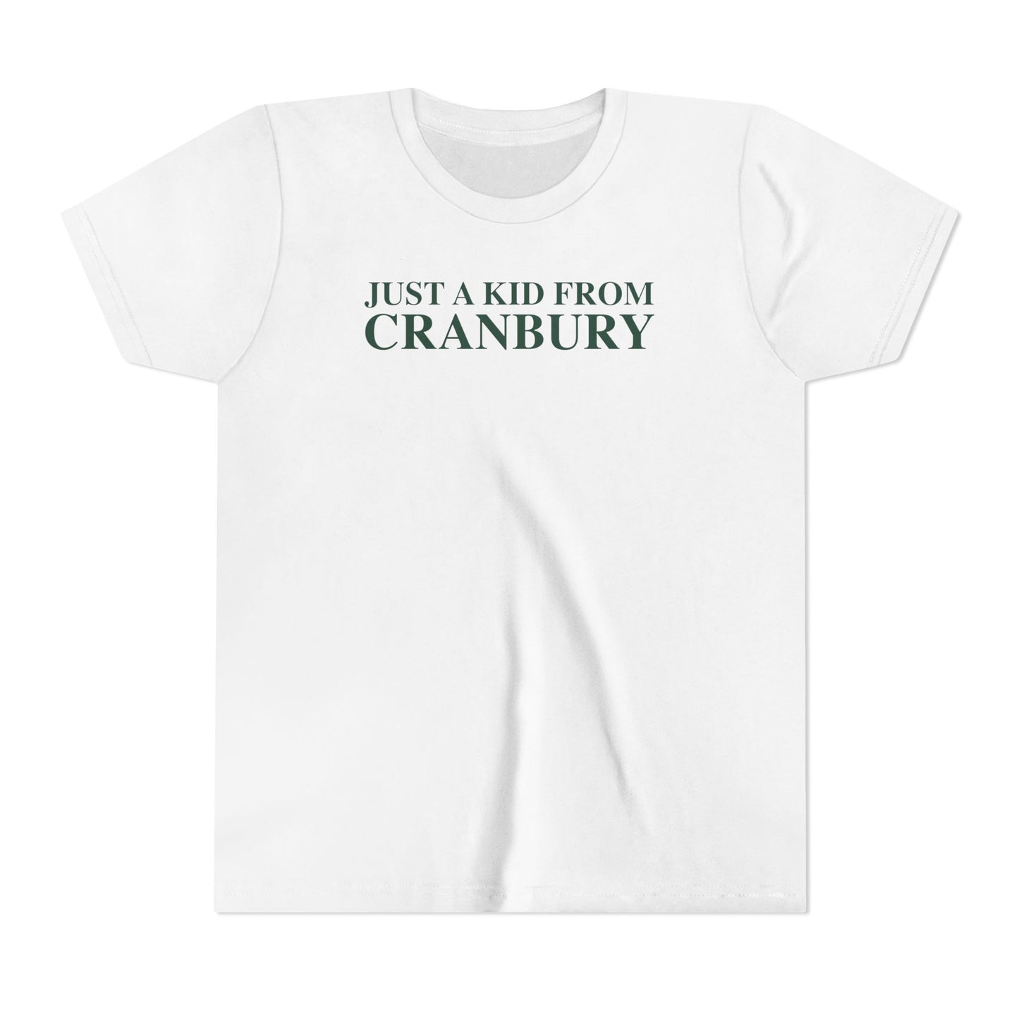 Just a kid from Cranbury Youth Short Sleeve T-Shirt