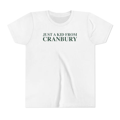 Just a kid from Cranbury Youth Short Sleeve T-Shirt