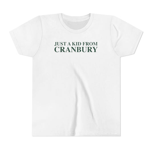 Just a kid from Cranbury Youth Short Sleeve T-Shirt
