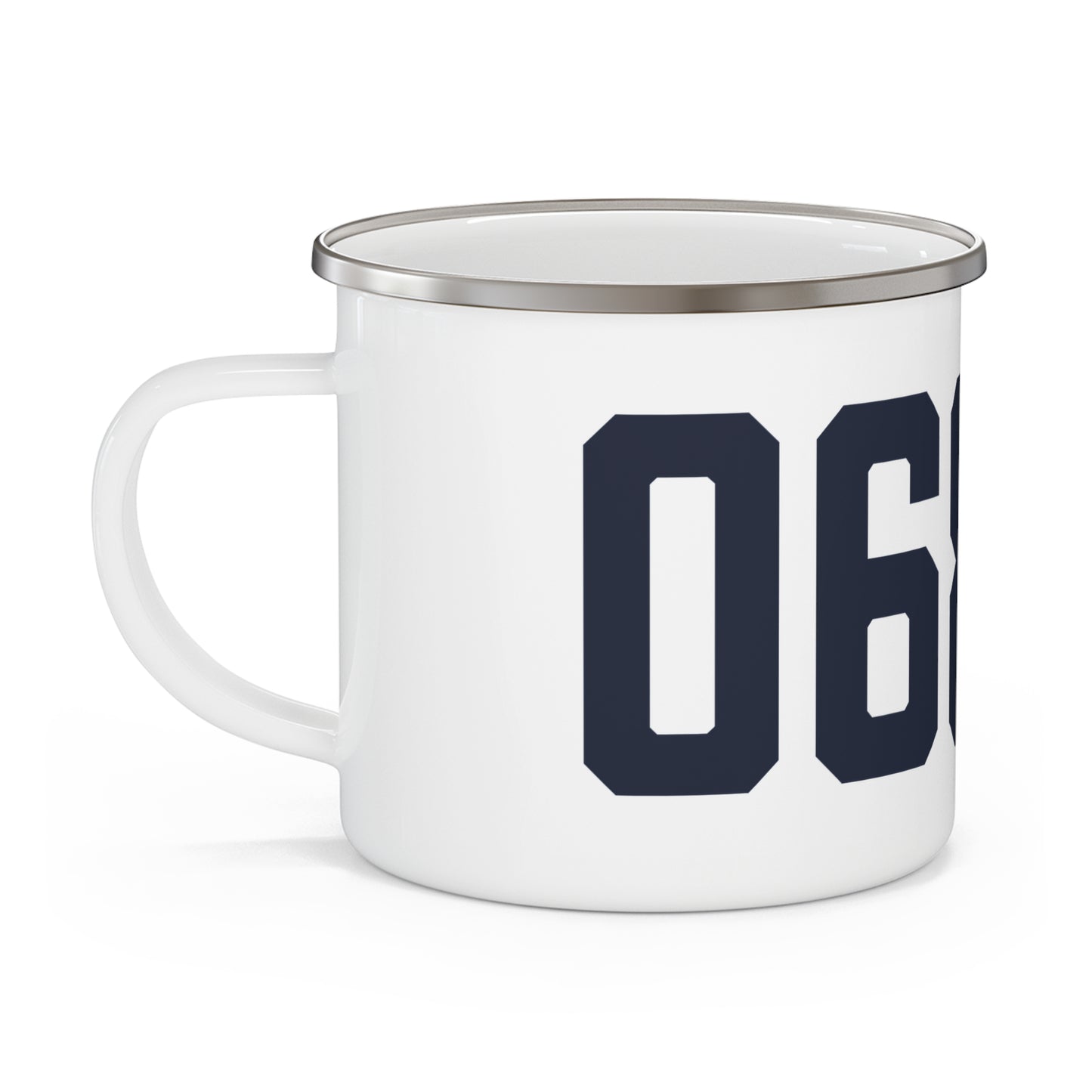 06880 Westport Connecticut Zip Code Enamel Camping Mug