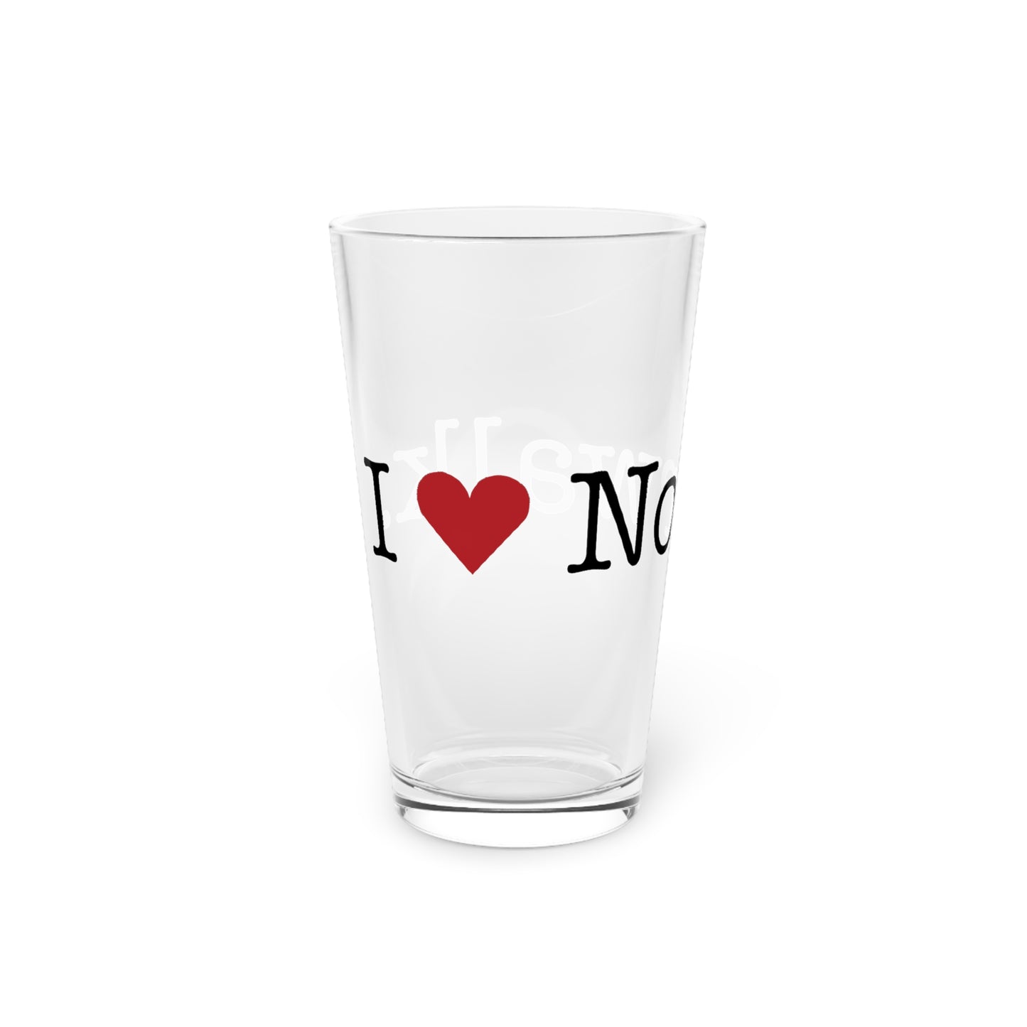 I Heart Norwalk. Pint Glass, 16oz