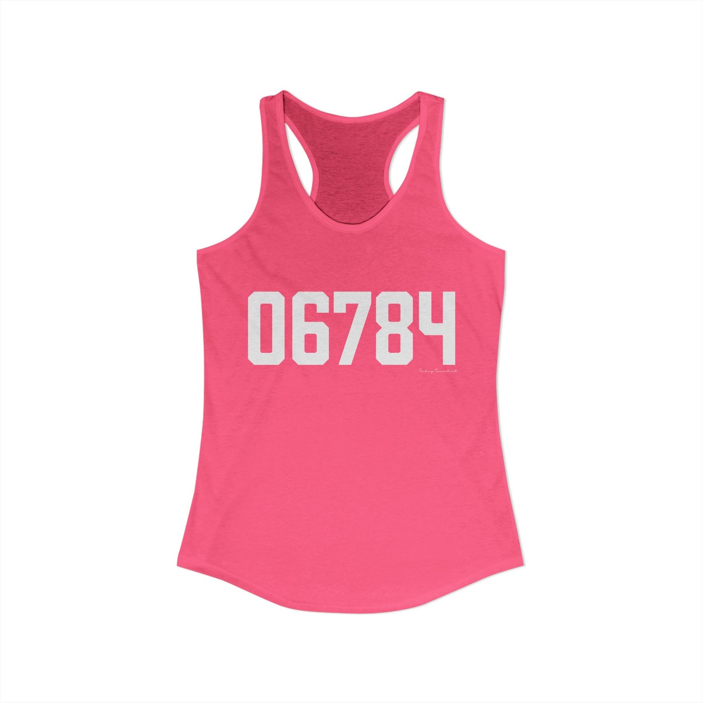 06784 Sherman CT Zip Code Women's Ideal Racerback Tank Top