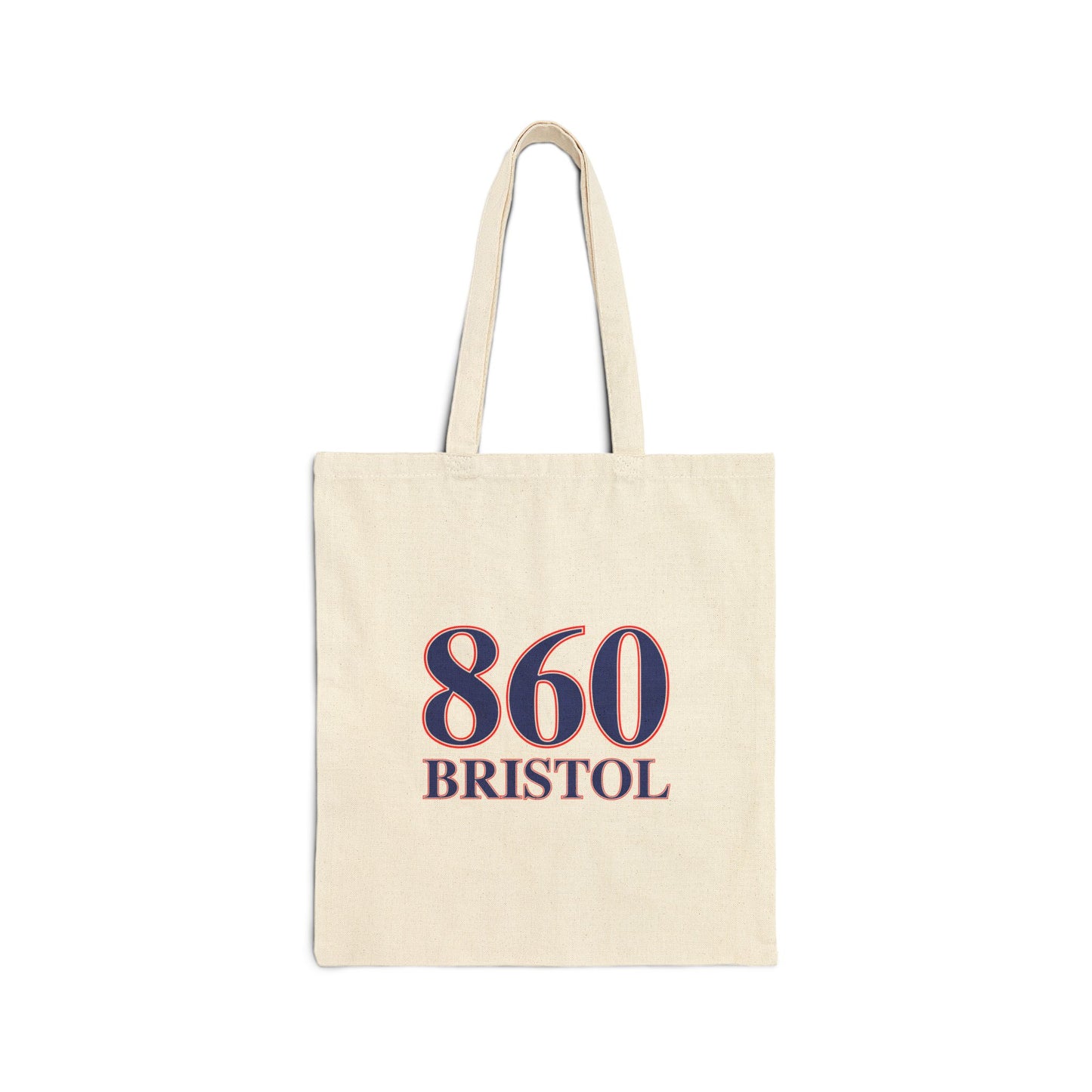 860 Bristol Red, White & Blue Cotton Canvas Tote Bag