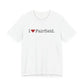 I Heart Fairfield. Unisex Jersey Short Sleeve T-Shirt