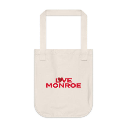 Love Monroe Organic Canvas Tote Bag