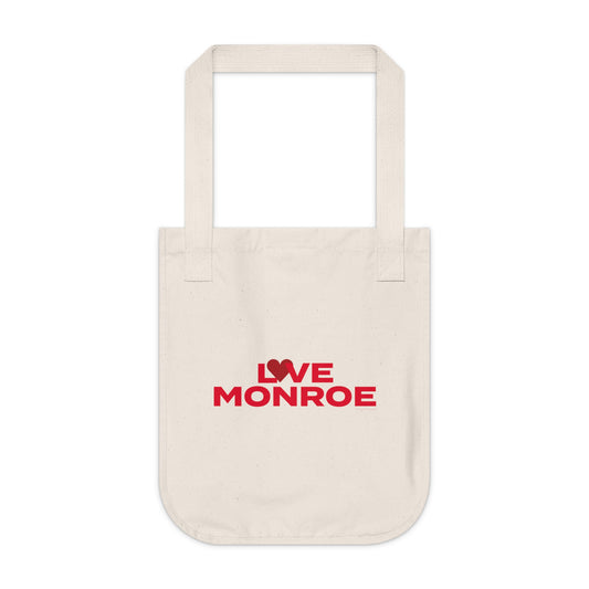 Love Monroe Organic Canvas Tote Bag