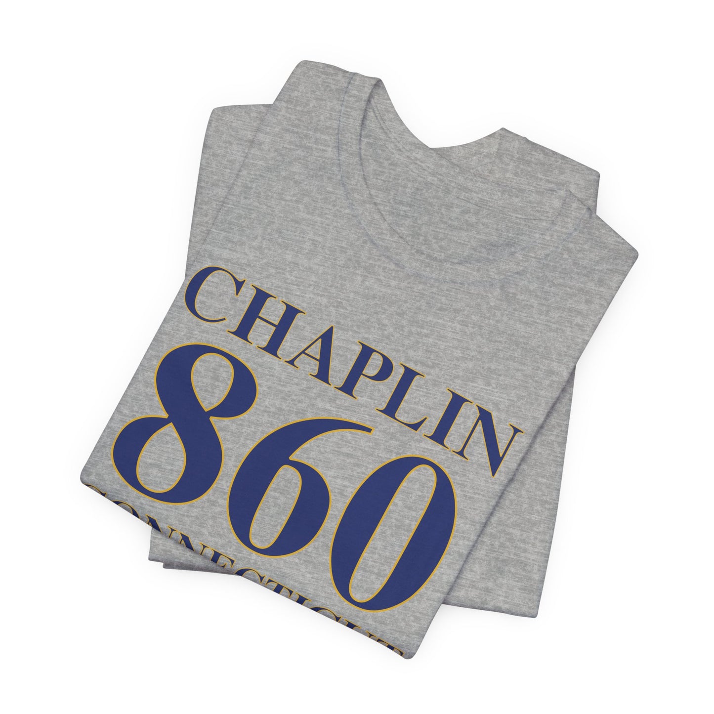 Chaplin 860 Connecticut Unisex Jersey Short Sleeve T-Shirt