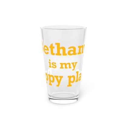 Bethany is My Happy Place Pint Glass, 16oz