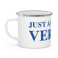 Just a kid from Vernon Enamel Camping Mug