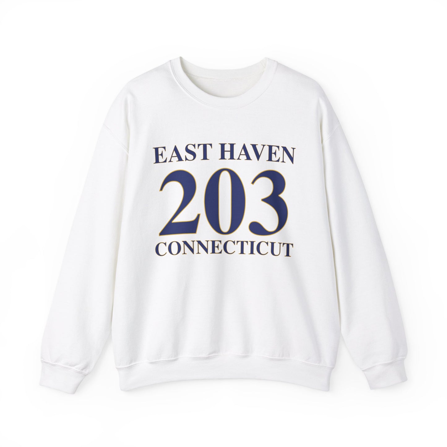 East Haven 203 Connecticut Unisex Heavy Blend™ Crewneck Sweatshirt