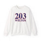 203 Wilton Red White & Blue Unisex Heavy Blend™ Crewneck Sweatshirt