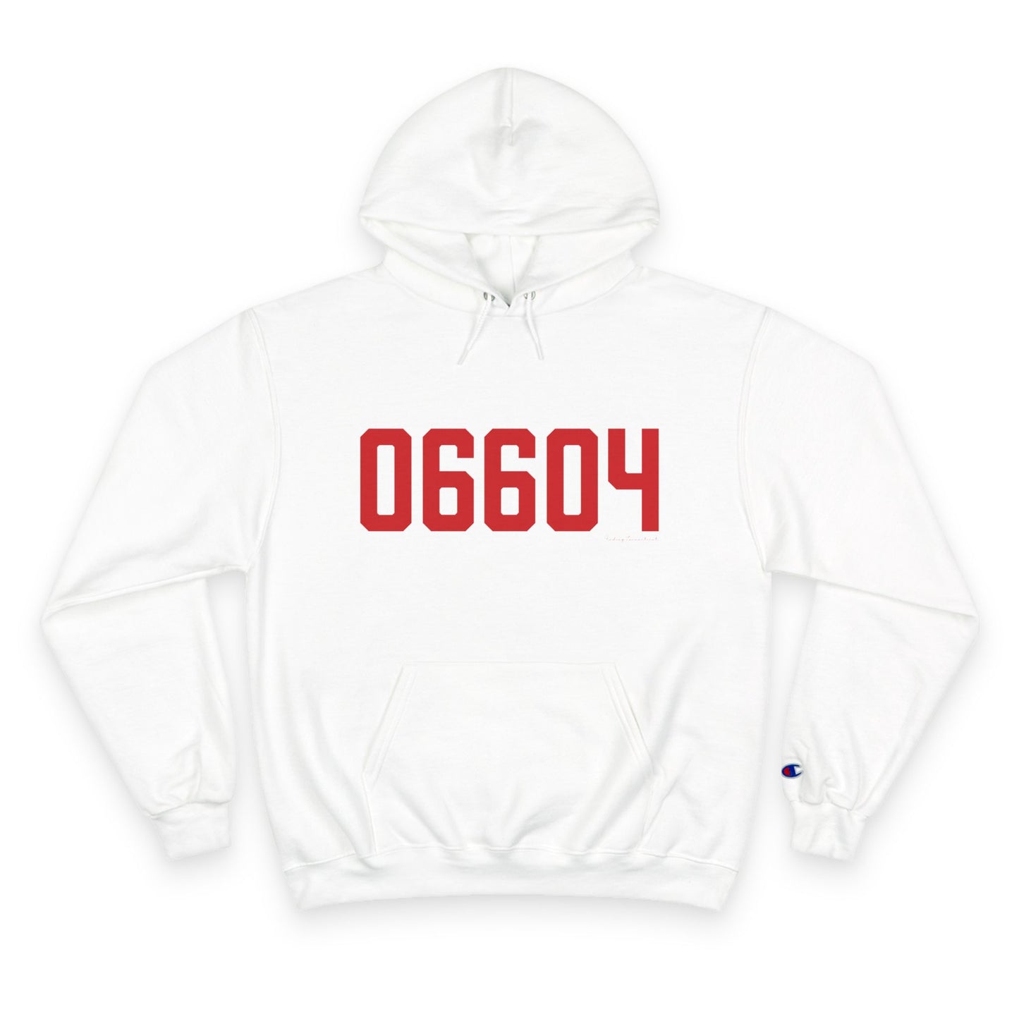 06604 Bridgeport Connecticut Zip Code Champion Hoodie Sweatshirt