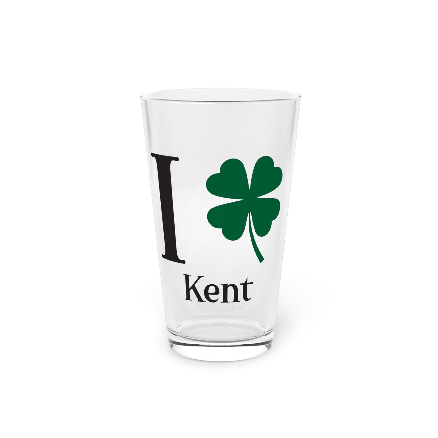 I Clover Kent Pint Glass, 16oz