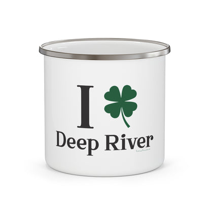 I Clover Deep River Enamel Camping Mug