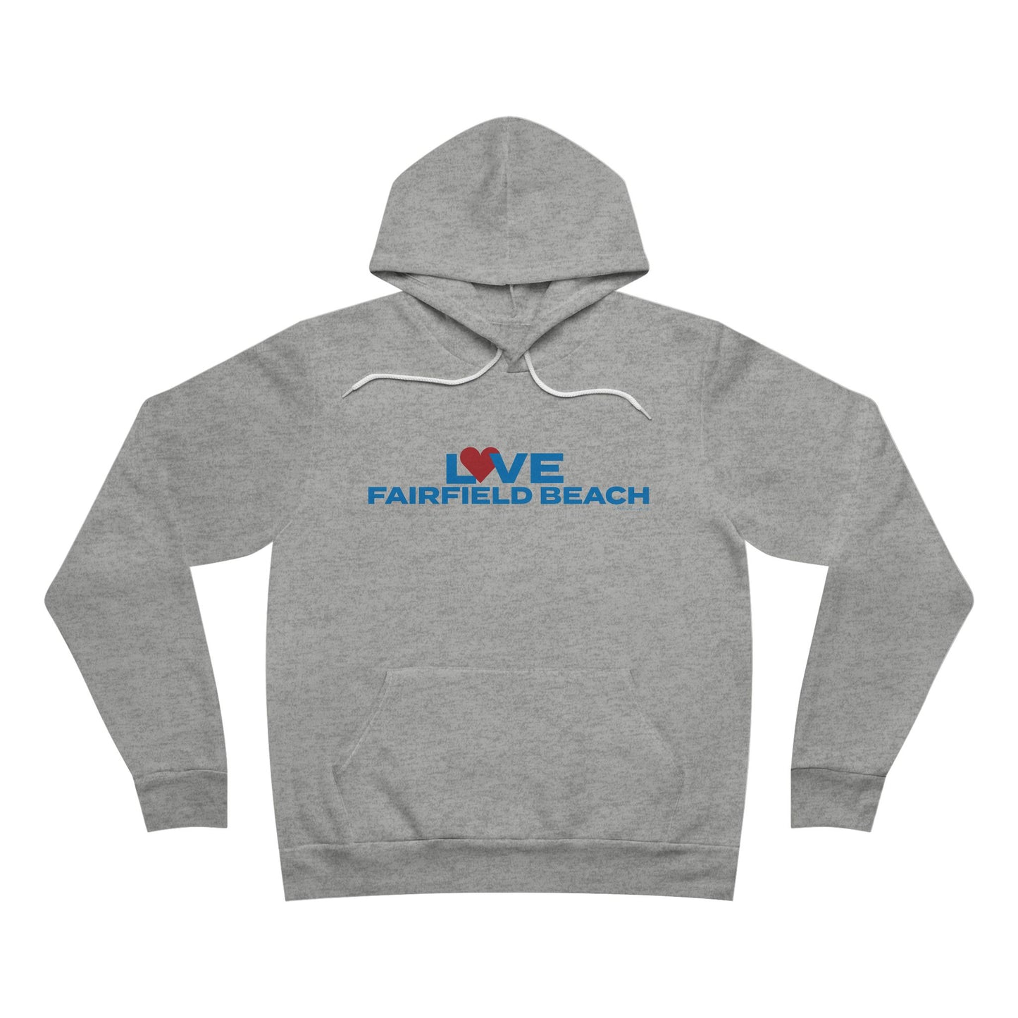 Love Fairfield Beach Unisex Sponge Fleece Pullover Hoodie