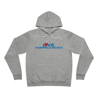 Love Fairfield Beach Unisex Sponge Fleece Pullover Hoodie