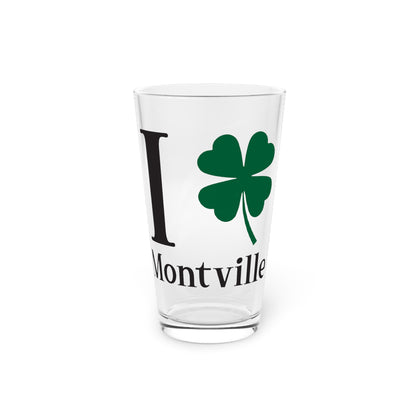 I Clover Montville Pint Glass, 16oz