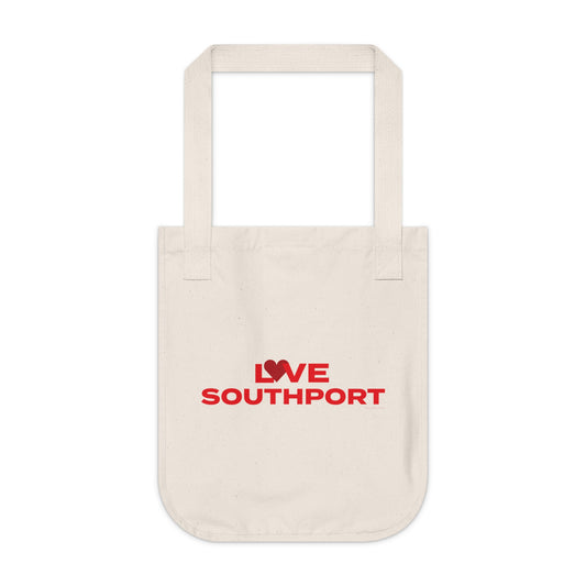 Love Southport Organic Canvas Tote Bag