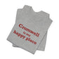 Cromwell is My Happy Place Unisex Jersey Short Sleeve T-Shirt