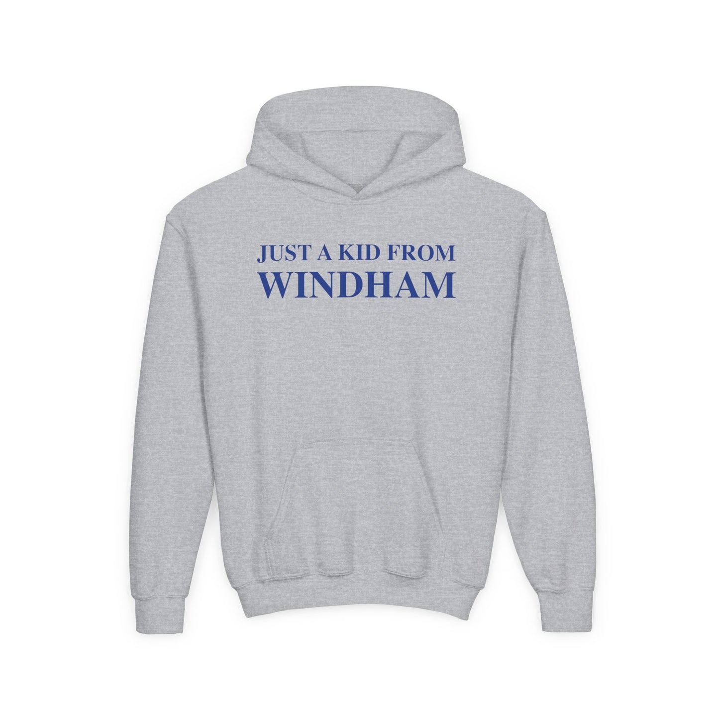 Just a kid from Windham Youth Heavy Blend Hooded Sweatshirt