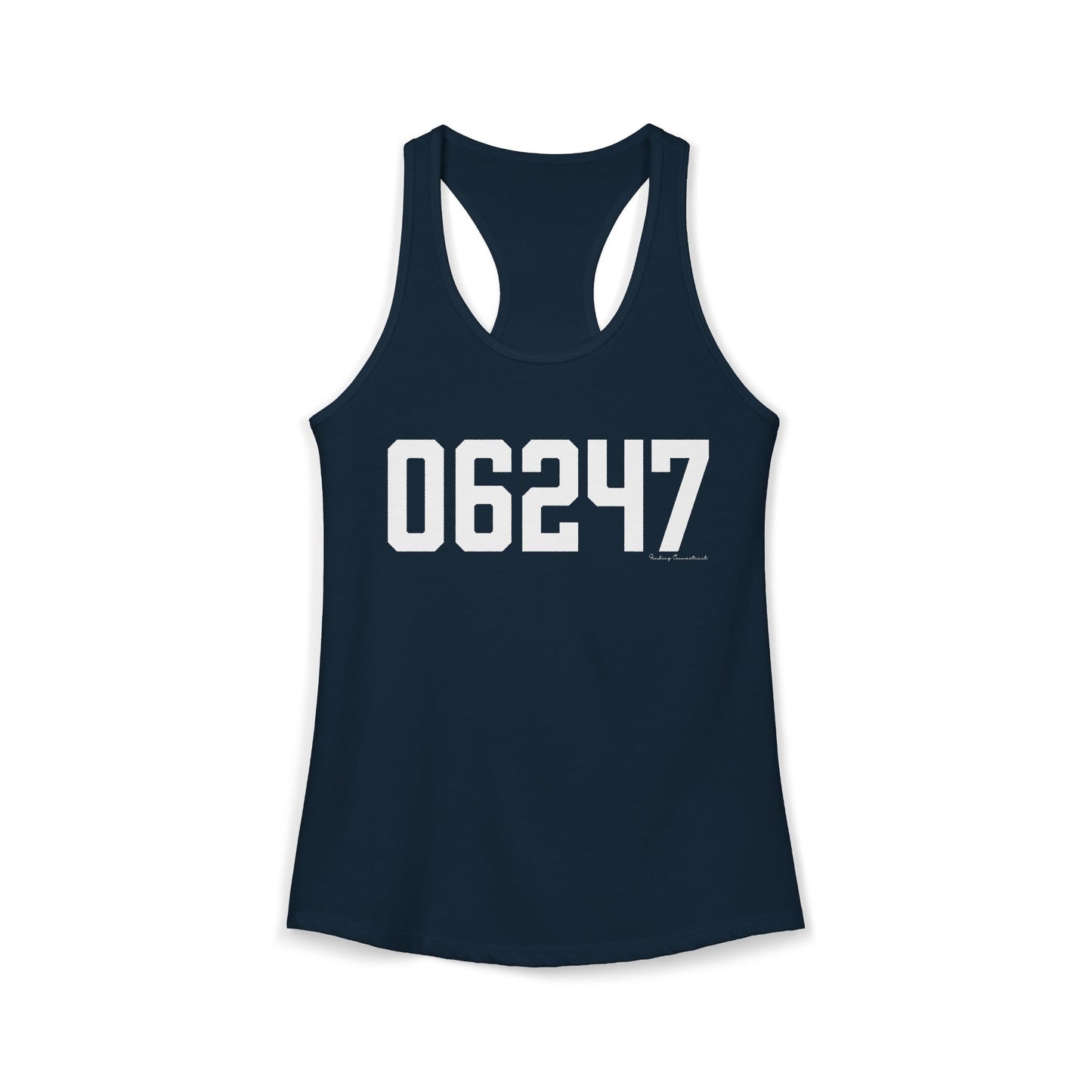 06247 Hampton CT Zip Code Women's Ideal Racerback Tank Top