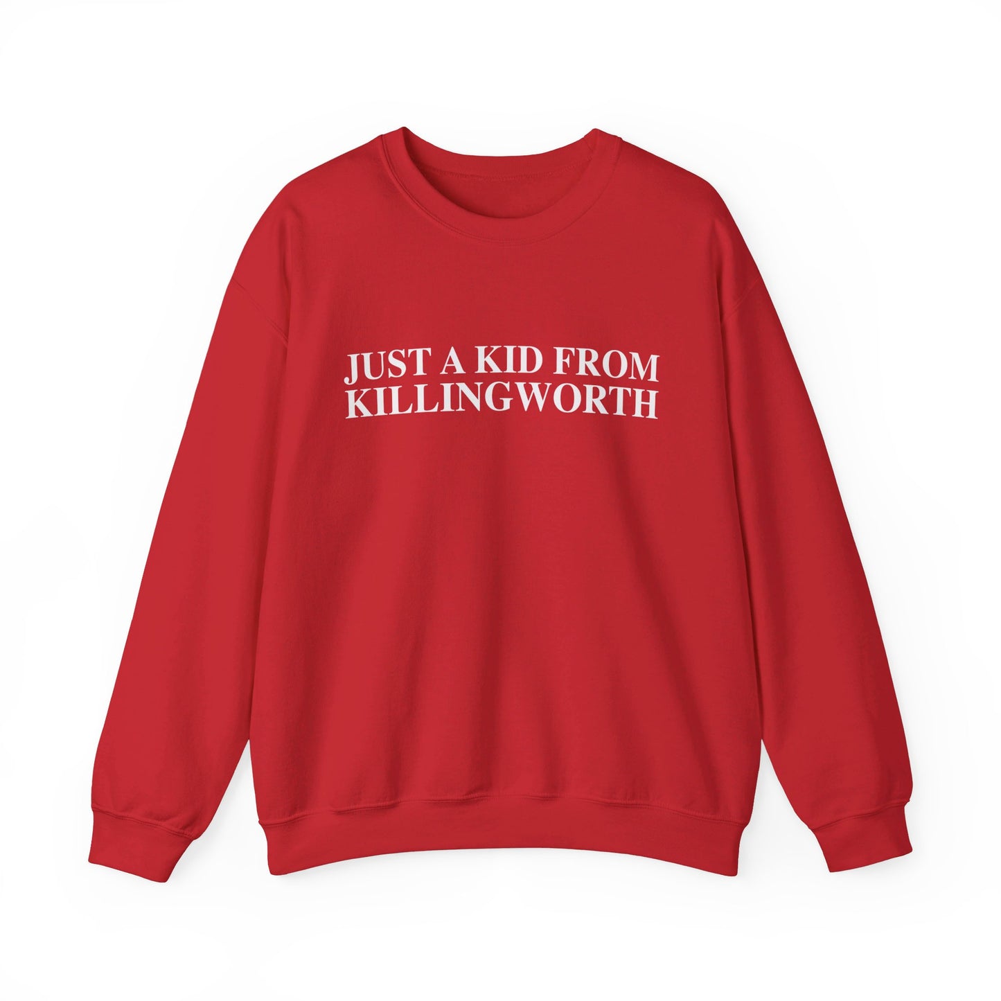 Just a kid from Killingworth Unisex Heavy Blend™ Crewneck Sweatshirt