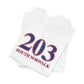 203 South Norwalk Red, White & Blue Unisex Jersey Short Sleeve T-Shirt